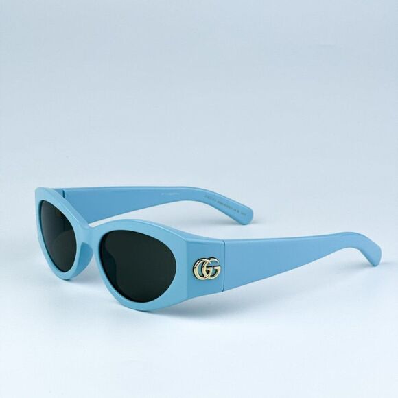 NEW Gucci GG1401S 004 Light Blue Grey Women Cat Eye Sunglasses GG 1401S - Picture 10 of 14